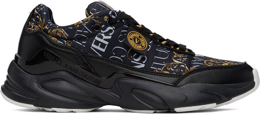 Versace Jeans Couture Black Wave Sneakers - Picture 5