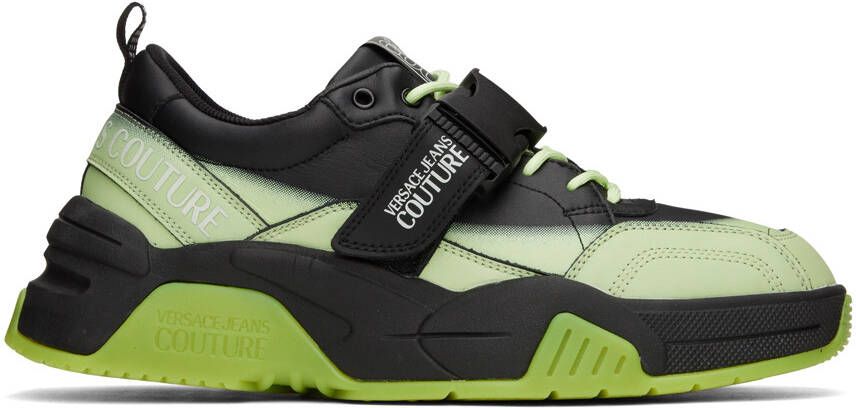 Versace Jeans Couture Green & Black Stargaze Sneakers