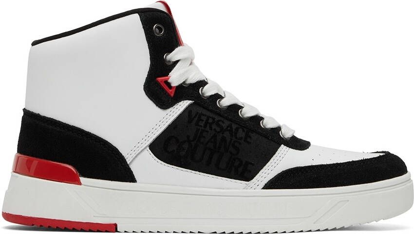 Versace Jeans Couture White & Black Starlight Sneakers - Picture 5