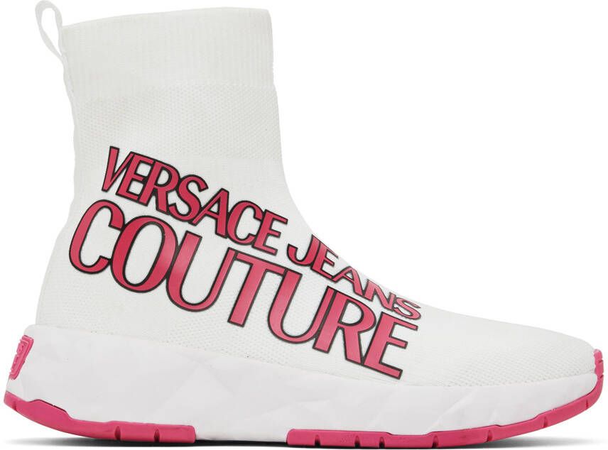Versace Jeans Couture White Atom Sneakers - Picture 5