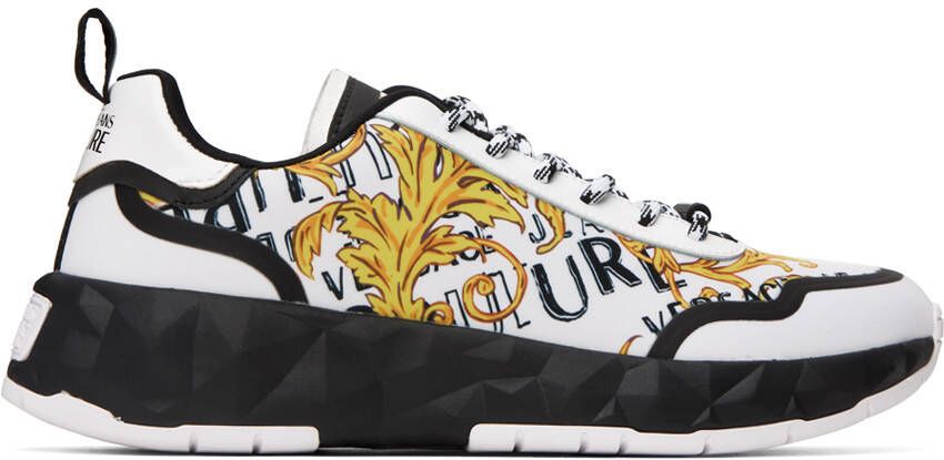 Versace Jeans Couture White Atom Sneakers - Picture 4