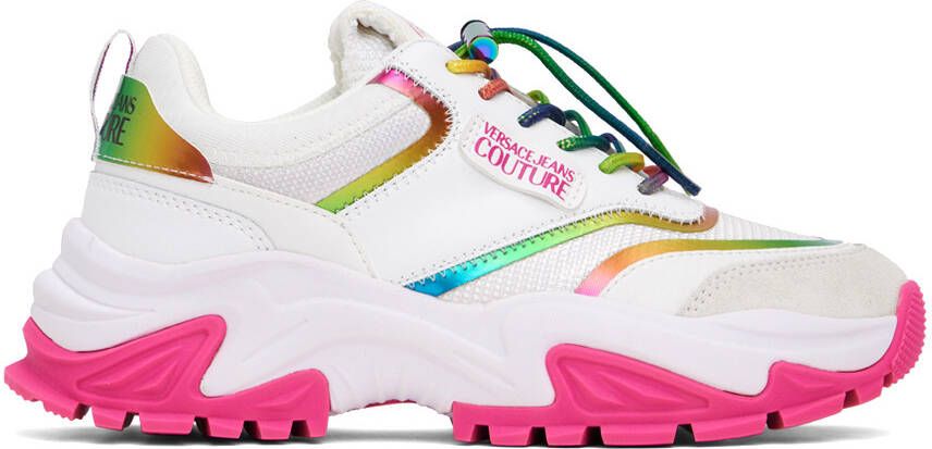 Versace Jeans Couture White Hiker Sneakers - Picture 5