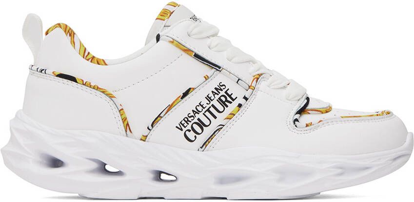 Versace Jeans Couture White Okinawa Sneakers - Picture 5