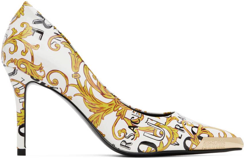 Versace Jeans Couture White Scarlett Heels - Picture 5