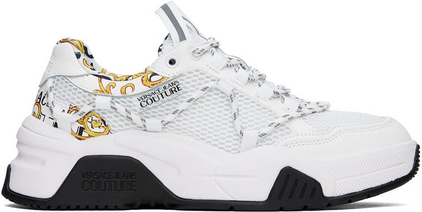 Versace Jeans Couture White Stargaze Sneakers - Picture 4