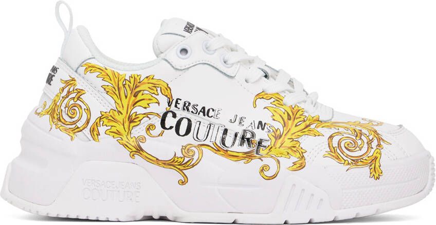 Versace Jeans Couture White Stargaze Sneakers - Picture 5