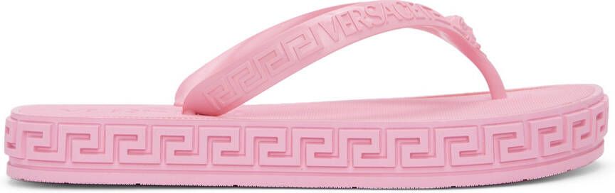 Versace Pink Greca Sandals - Picture 3
