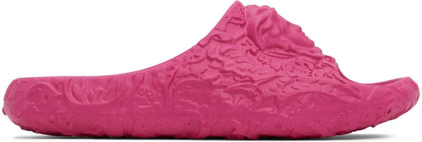 Versace Pink Medusa Dimension Slides