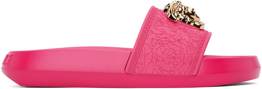 Versace Pink Palazzo Slides - Picture 5