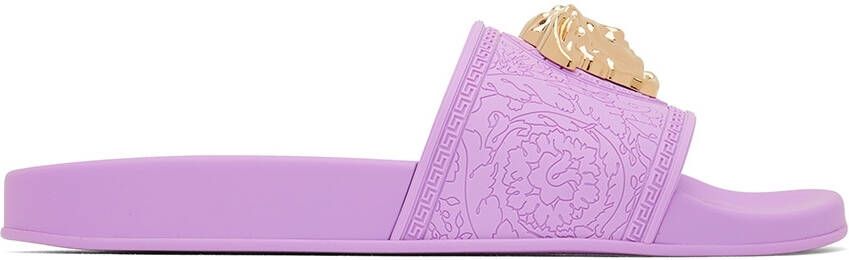 Versace Purple Palazzo Slides - Picture 5