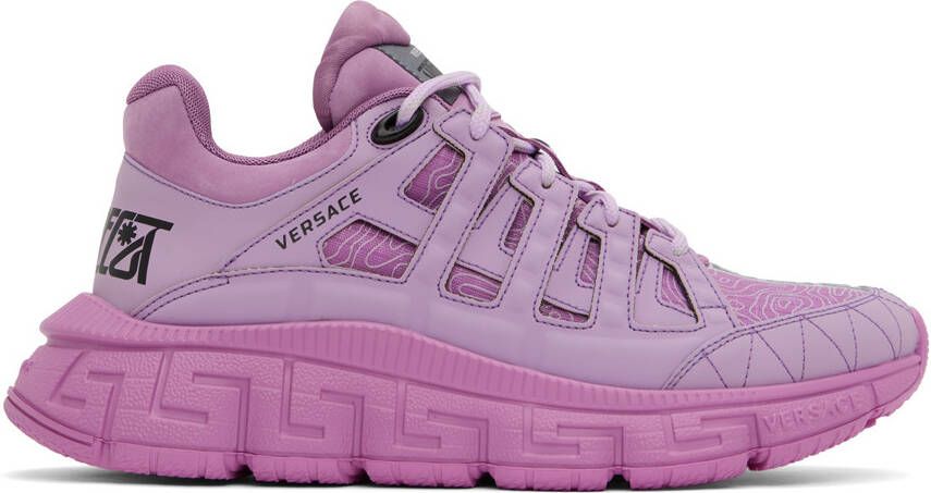 Versace Purple Trigreca Sneakers - Picture 5