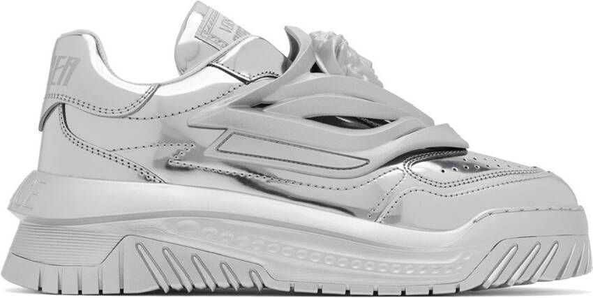 Versace Silver Odissea Sneakers - Picture 5