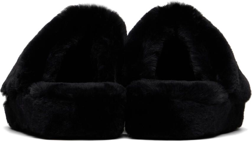 Versace Underwear Black 'La Medusa' Slippers