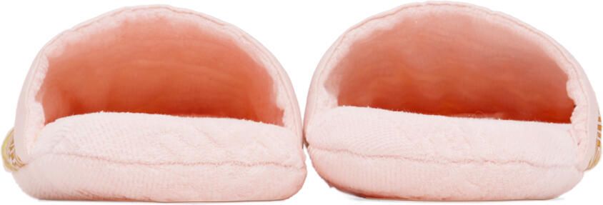 Versace Underwear Pink Baroque Slippers - Picture 2
