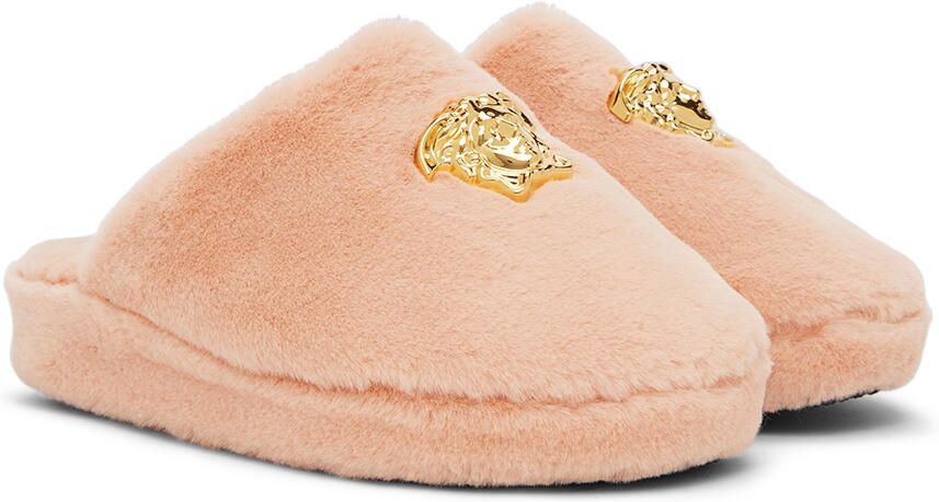 Versace Underwear Pink 'La Medusa' Slippers - Picture 2