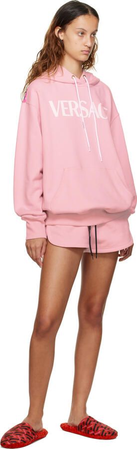 Versace Underwear Red Greca Slippers - Picture 3