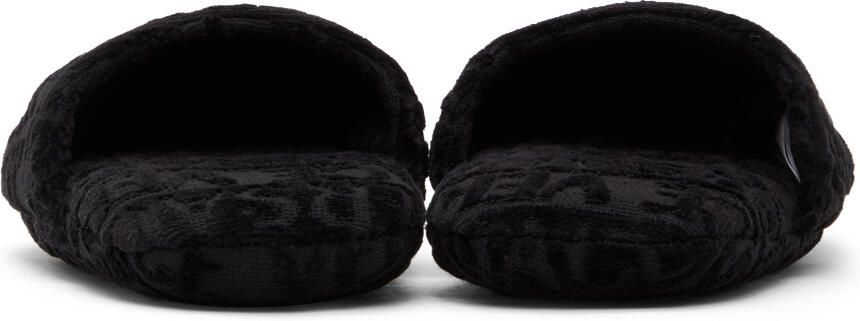 Versace Underwear Black & Gold I Love Barocco Slippers - Picture 2