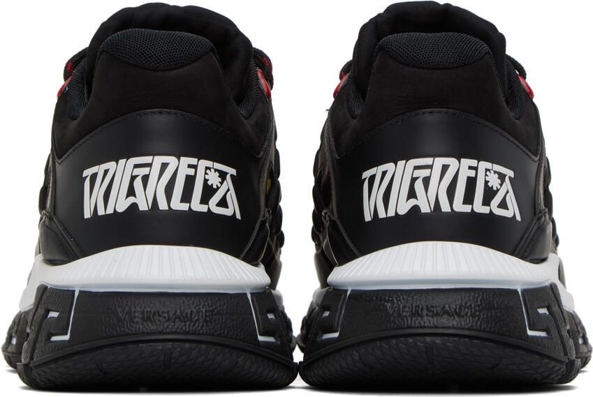 Versace Black & Gold Trigreca Sneakers