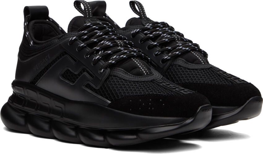 Versace Black Chain Reaction Sneakers - Picture 2