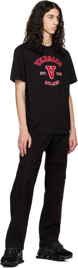 Versace Black Chain Reaction Sneakers - Picture 5