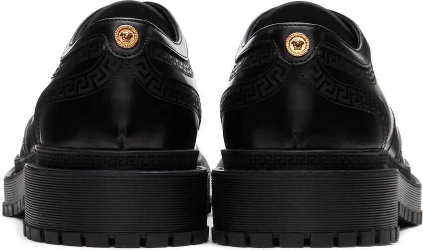 Versace Black Greca Derbys