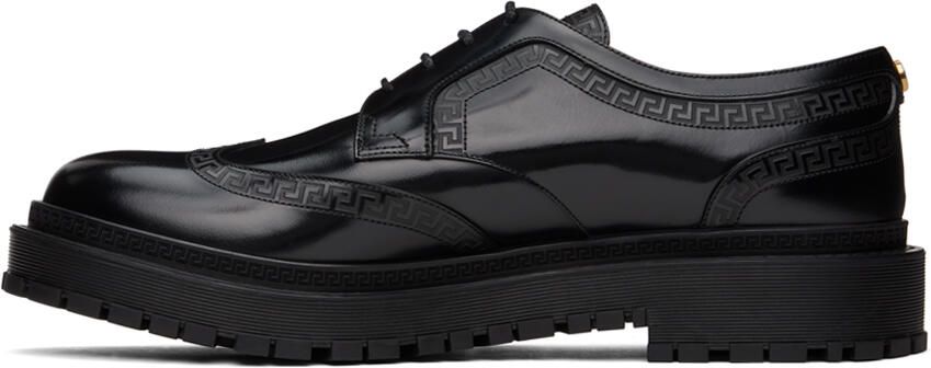 Versace Black Greca Derbys - Picture 3
