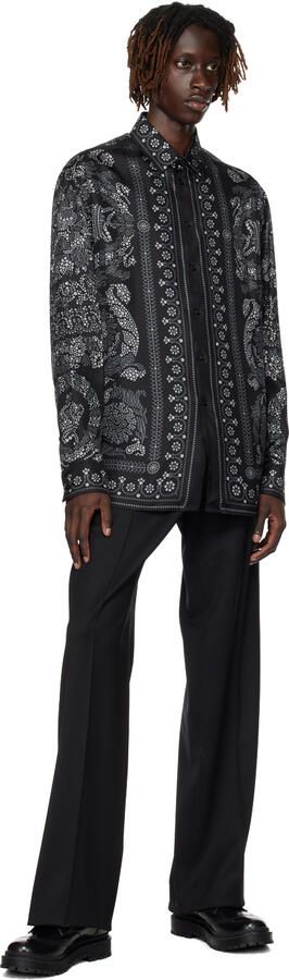 Versace Black Greca Derbys - Picture 4