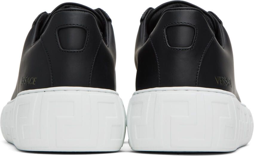 Versace Black Greca Sneakers