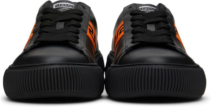 Versace Black Greca Sneakers - Picture 3