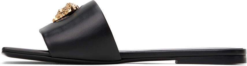 Versace Black 'La Medusa' Sandals - Picture 4