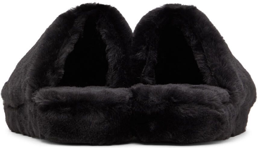 Versace Black 'La Medusa' Slippers