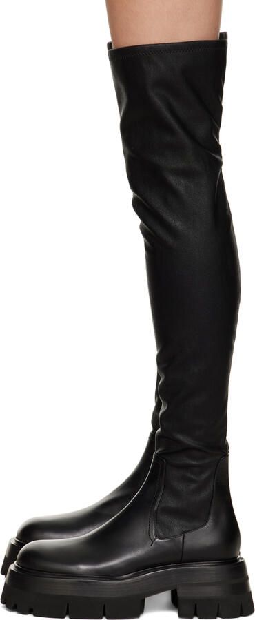 Versace Black Leonidas Boots - Picture 3