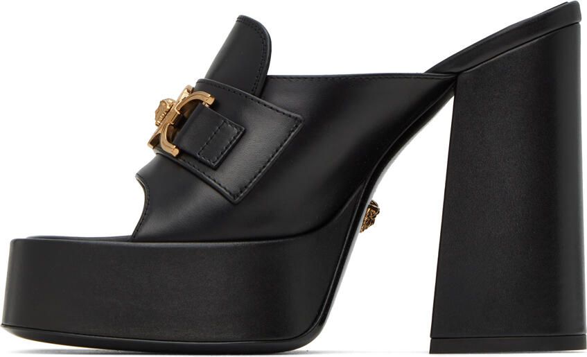 Versace Black Medusa '95 Heeled Sandals - Picture 3