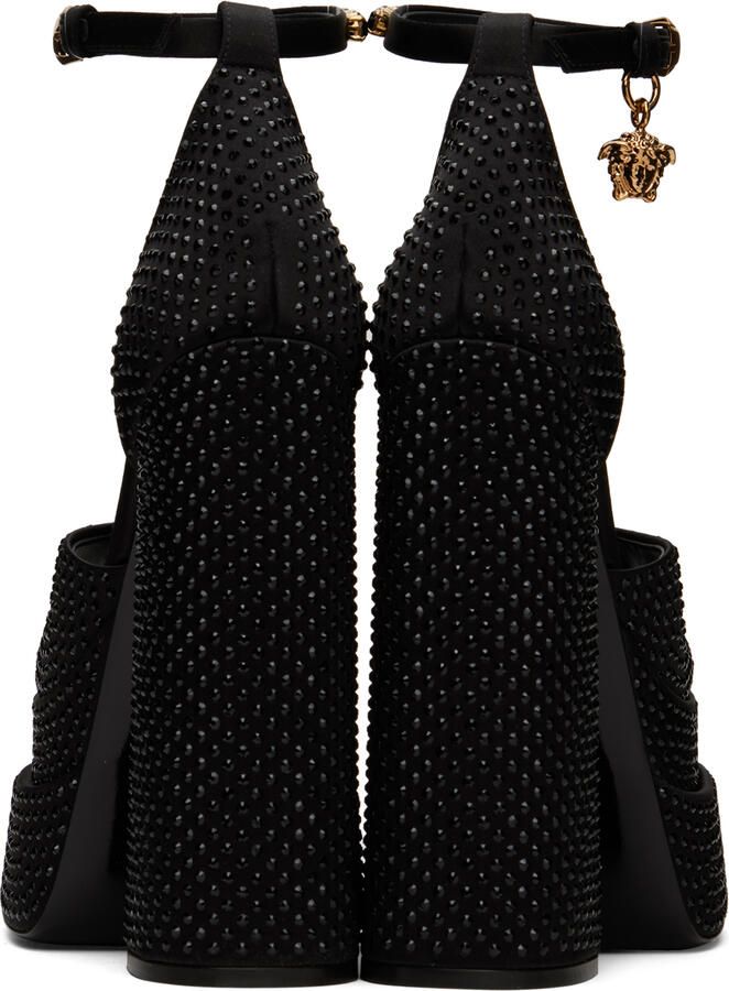 Versace Black Medusa Aevitas Platform Sandals - Picture 4