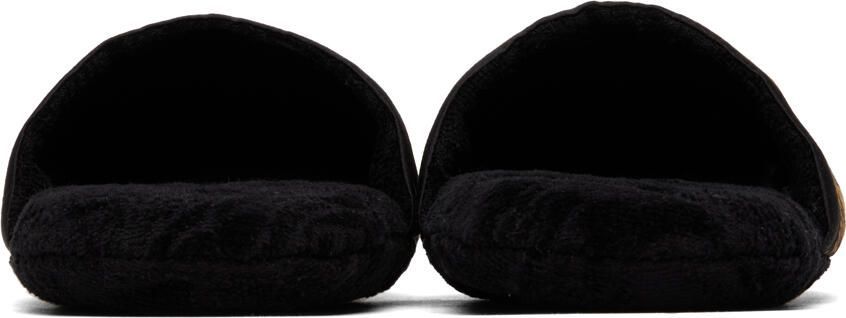 Versace Black Medusa Amplified Slippers