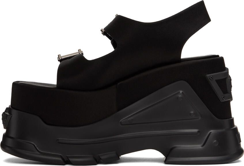 Versace Black Medusa Anthem Platform Sandals - Picture 3