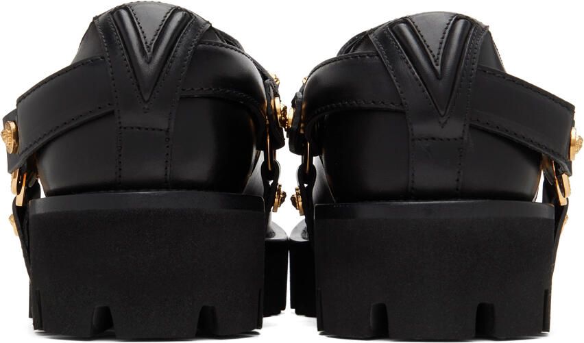 Versace Black Medusa Biggie Derbys