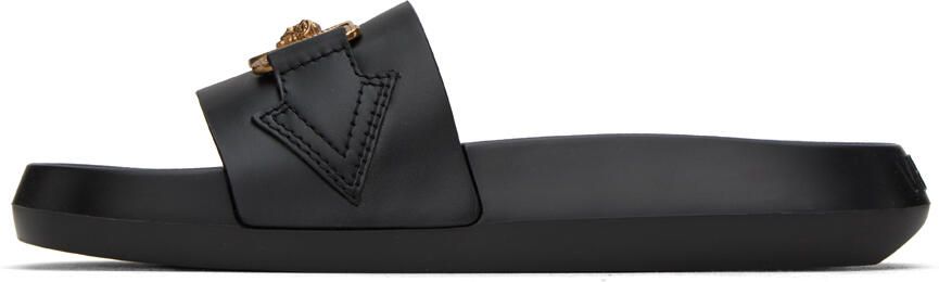 Versace Black Medusa Biggie Slides - Picture 3