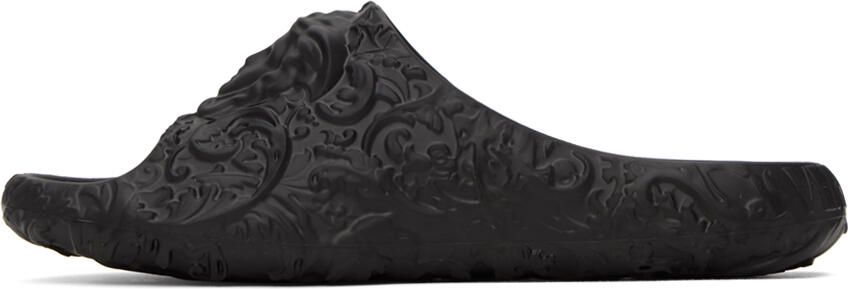 Versace Black Medusa Dimension Slides - Picture 3