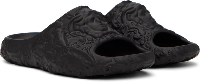 Versace Black Medusa Dimension Slides - Picture 2