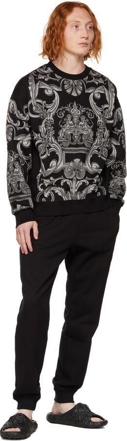 Versace Black Medusa Dimension Slides - Picture 4