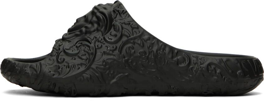 Versace Black Medusa Dimension Slides - Picture 3