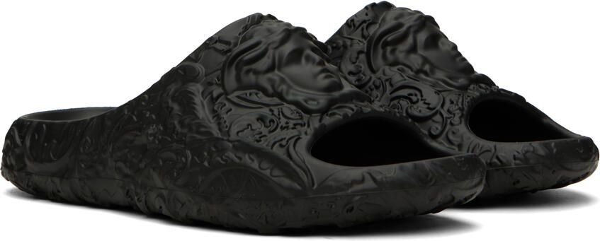 Versace Black Medusa Dimension Slides - Picture 2