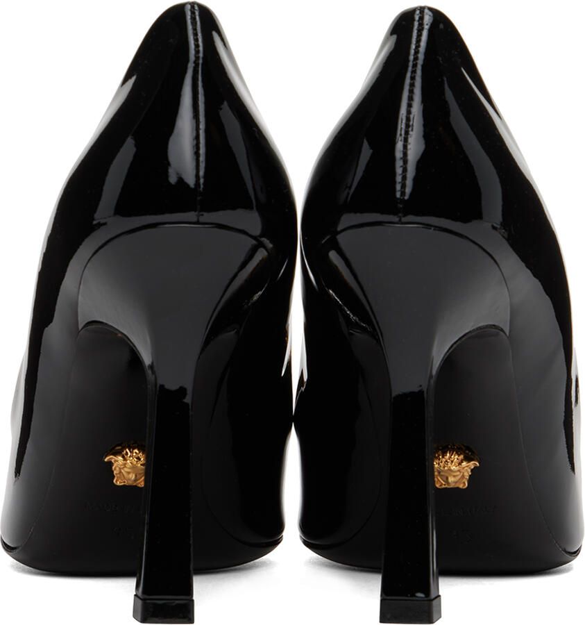 Versace Black Medusa Heels