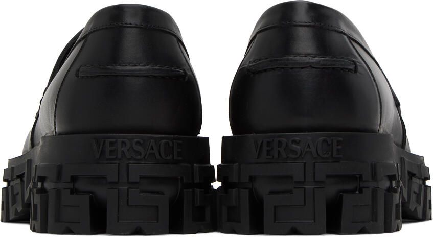 Versace Black Medusa Loafers