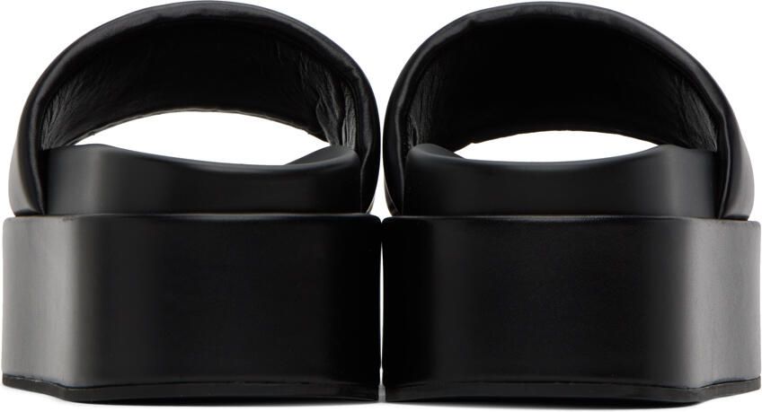 Versace Black Medusa Platform Sandals