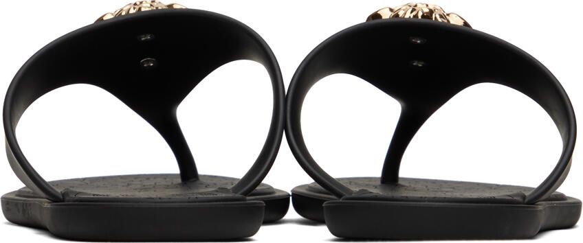 Versace Black Medusa Sandals