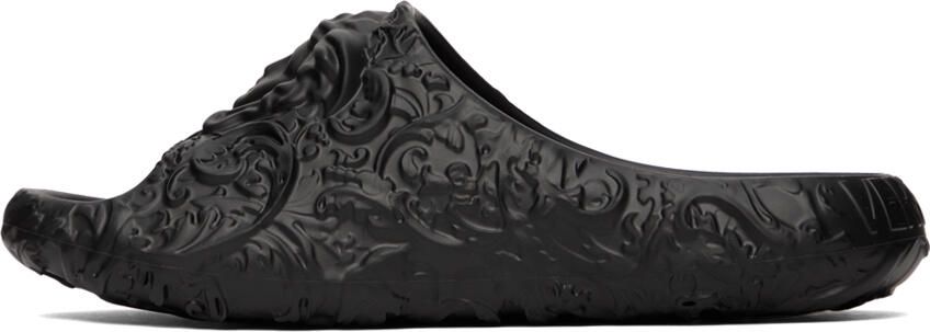 Versace Black Medusa Slides - Picture 3