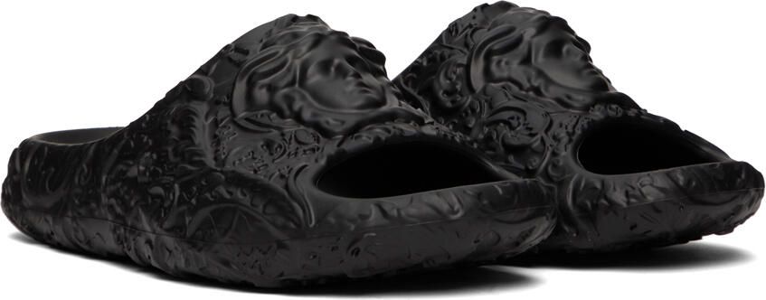 Versace Black Medusa Slides - Picture 2