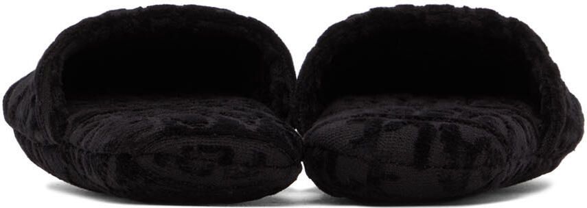 Versace Black Medusa Slippers - Picture 4